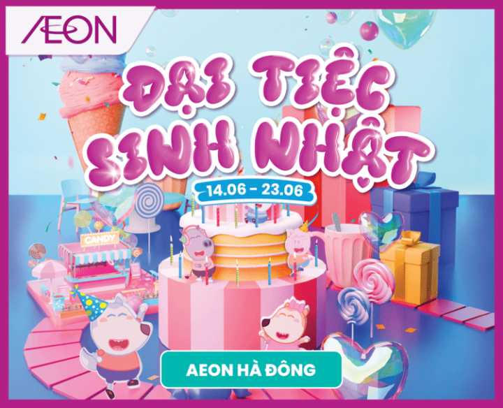 MỪNG KỈ NIỆM 5 NĂM AEON HÀ ĐÔNG